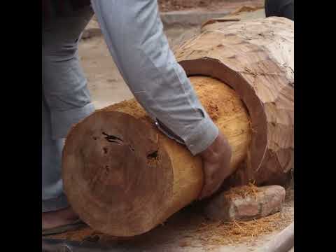 Process of Making Wooden Musical Drum (Dhol) | Traditional Drum Manufacturing Process