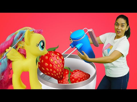 🦄 Smoothie für My Little Pony! 🍓🍌 Lustige Schule & Spielspaß für Kinder auf Deutsch