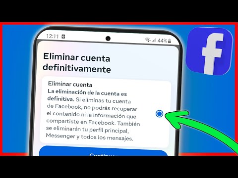 Cómo ELIMINAR CUENTA DE FACEBOOK 2025