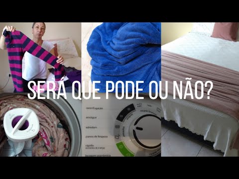 Ciclo Edredom os problemas de lavar calçados tapetes e outros na máquina🤔 cama posta linda ❤️