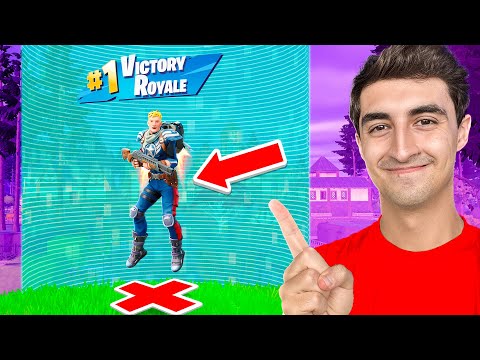 Gane SIN TOCAR EL PISO en Fortnite!