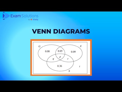 A level Edexcel 2021 November Paper 3 Statistics Q4 - Venn diagrams | ExamSolutions