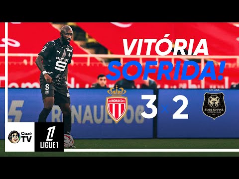 MELHORES MOMENTOS: MÔNACO 3 X 2 RENNES | RODADA 19 | LIGUE 1 2024/25