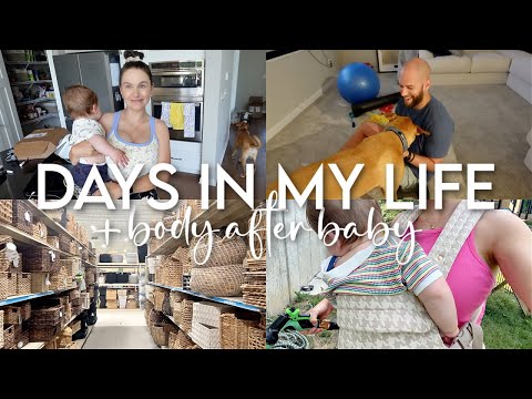VLOG: (not) bouncing back after baby, july challenge, new hairstyle experiment, getting organized