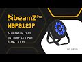 BeamZ WBP912IP Weatherproof Battery Powered LED Par Can Uplighter