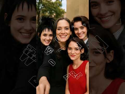 If Actors Took Selfies with Their Past Characters