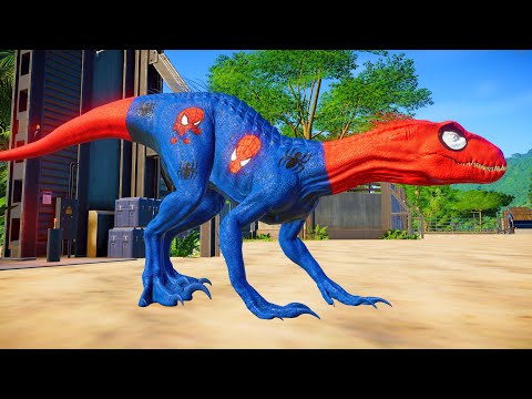 DINOSSAURO REX do BATMAN  Jurassic World Evolution Jogo de Dinossauro 