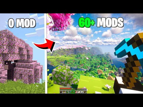 I Made Minecraft Fun & Animated Using 60+ MODS