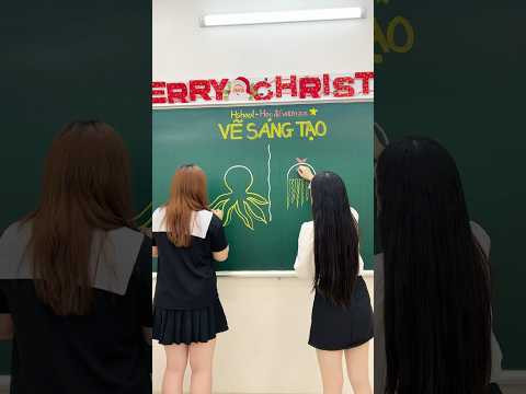 Tập 36: Vẽ sáng tạo ✨🥰 #shorts #shortvideo #pain #painting #study #education #vesangtao