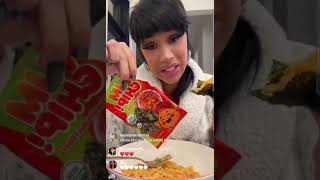 Cardi B Enjoys Asian Noodles 🍜✨️ PT2 