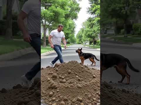 German dog rescues baby from mud