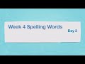 Spelling and Vocabulary Practice