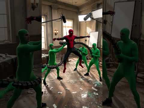 Spider man 2 All iconic behind the scenes #spiderman #mcu #btsfootage #hollywoodbts