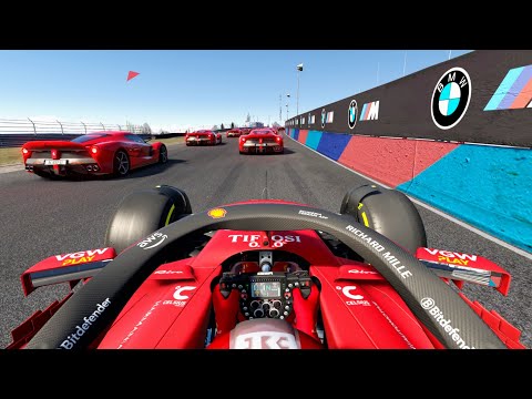 POV: Ferrari SF-24 Charles Leclerc vs Ferrari LaFerrari Sports at Nordschleife