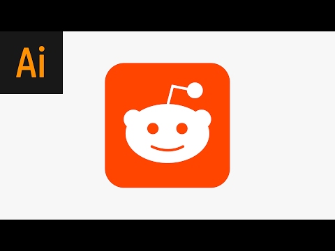 Design the Reddit App Icon Illustrator Tutorial