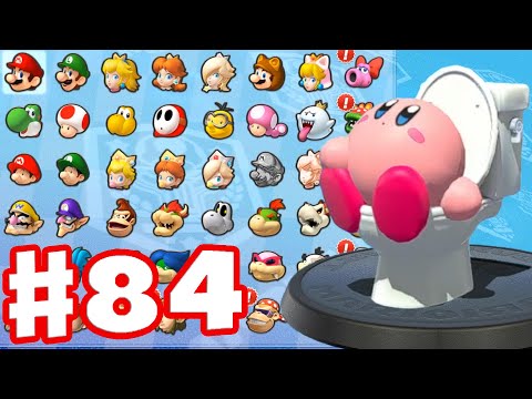 Mario Kart 8 Deluxe Switch Part 84 - Can Kirby drive Toilet win Golden Dash Cup and Spiny Cup