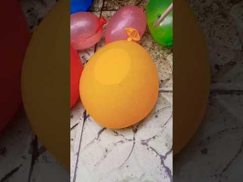 enjoy popping water balloon‼️#shorts #balloon #kidslearning