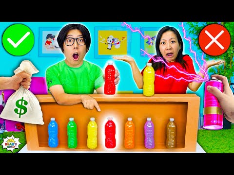 Match the Colored Bottles Challenge!!