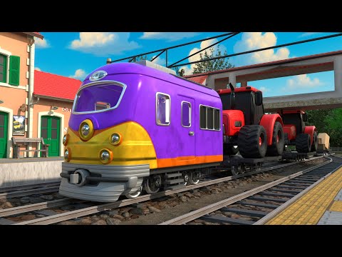 🔴 toy train fun ride - toy cartoon trains for kids - Kids videos for kids