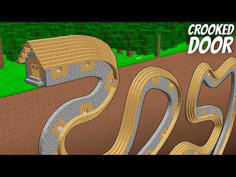 I found a UNDERGROUND VILLAGER HOUSE in Minecraft ! What's INSIDE the LONGEST VILLAGER HOUSE ?