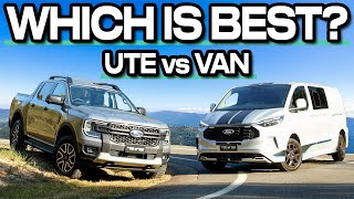 Ute or Van? (2025 Ford Ranger Sport vs Transit Custom Sport Review)