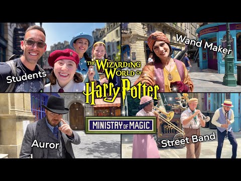 ALL of the Entertainment at Wizarding World of Harry Potter Ministry of Magic | Epic Universe