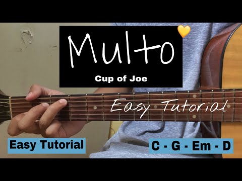 Multo - Cup of Joe | Easy Guitar Tutorial (Easy Chords)