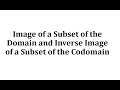 Understanding Image and Inverse Image in Functions