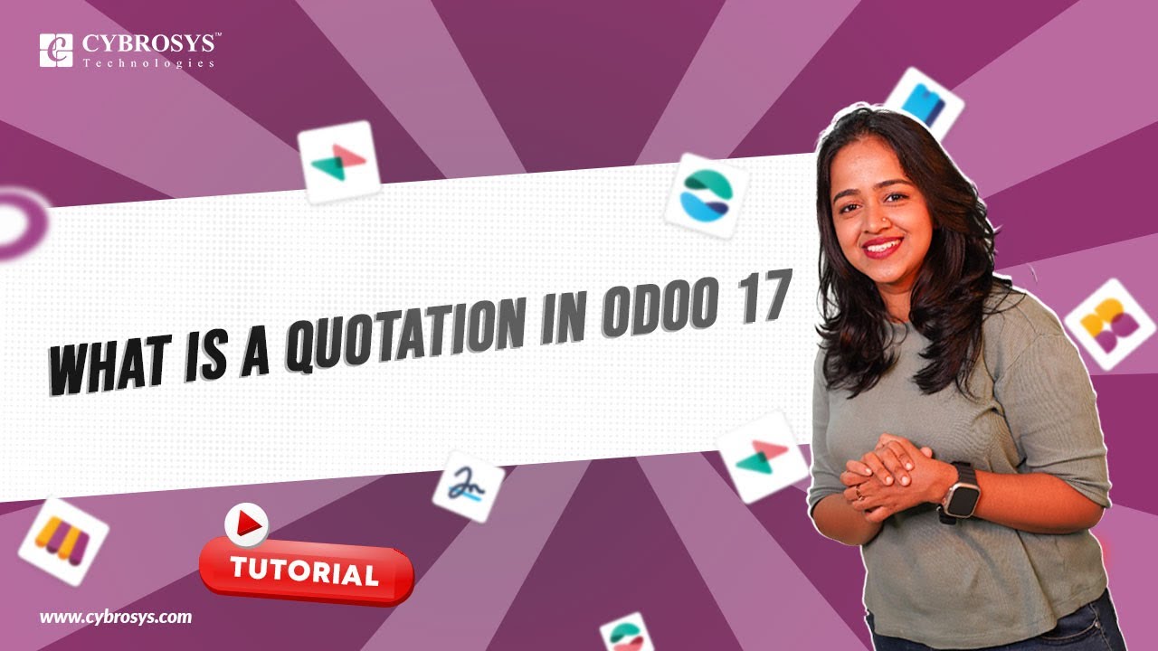 What is a Quotation in Odoo 17 Sales App? | Odoo 17 Functional Tutorials | 16.03.2024

Sales quotations are thought of as the initial stage in producing sales orders. A customer or potential customer can learn more ...