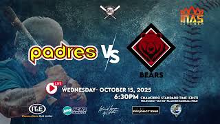 TAN HOLDINGS SBL MAJOR LEAGUE - PLAYOFFS Bears vs Padres