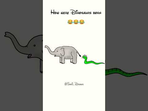 How were Dinosaurs born🔥🦕🤣🤣 #shorts #comady #funny #animation #dinosaur #art