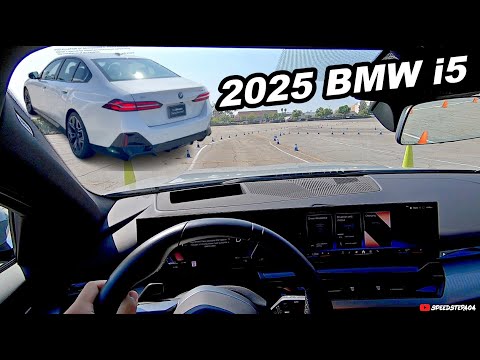 Testing 2025 BMW i5 eDrive40 Performance Handling POV