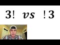 Factorials and Subfactorials Concepts