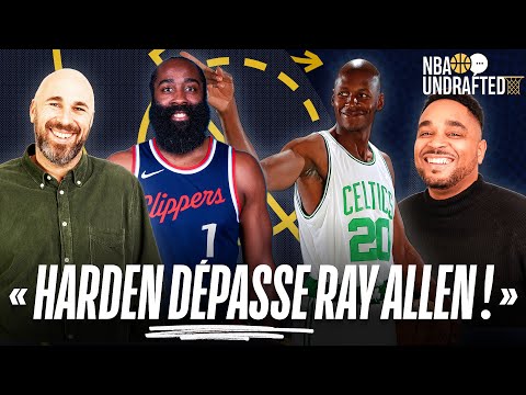 HARDEN : 2ÈME MEILLEUR SHOOTEUR DE L’HISTOIRE ? NBA Undrafted avec Nicolas Batum et Kenneth Faried