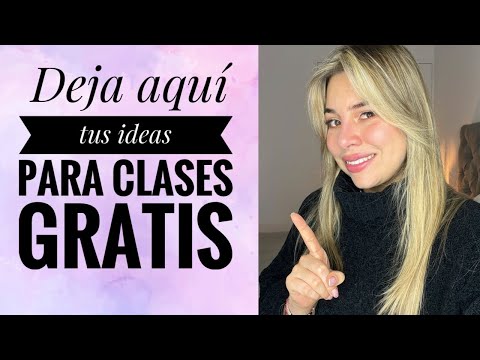 Qué temas quieren ver para las CLASES GRATIS semanales (en vivos)?