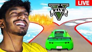 WORLD's Hardest STUNT RACE 🫨💥 GTA 5 Tamil LIVE