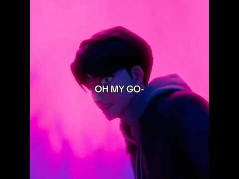 He might be cooked ๐ซฉ๐ โHeโs behind me, isnโt he?โ Ahh ๐ญ | #kpopdemonhunters #jinusaja #funny