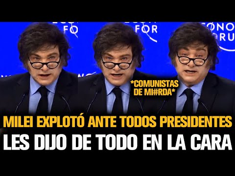 MILEI EXPLOTÓ ANTE TODOS PRESIDENTES EN EL FORO DE DAVOS