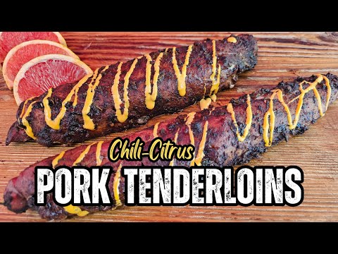 Perfectly Cooked Juicy CHILI-CITRUS PORK TENDERLOIN!