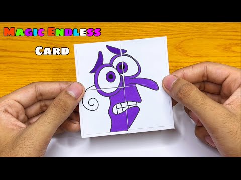 Inside Out 2 Magic Endless Card 😍Amazing Paper Crafts Easy & Simple