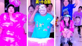 Family Games丨Garbage Bag Wearing Competition! Who Looks Best丨कचरा बैग प्रतियोगिता#Funnyfamily