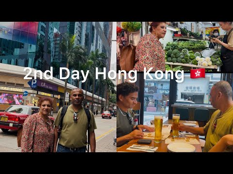 Hong Kong Vlog 2 - Visiting the Local Street Market || Hong Kong தெருவோரக்கடைகள்