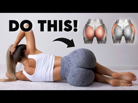 10 Exercises to Grow ROUNDER BOOTY & HIPS! Glute Max & Med, Intense, No Equipment, At Home Workout