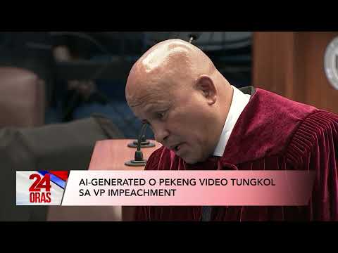AI video kontra VP impeachment, ni-repost ni Sen. Dela Rosa kahit peke