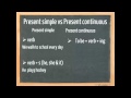 Distinguishing Present Simple and Present Continuous Tenses
