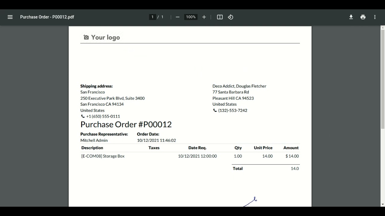 Purchase Order Digital Signature - v15 Odoo | 12.10.2021

About Module This module useful to give digital signature features in the purchase order/request for quotation, invoice /bill. Digital ...