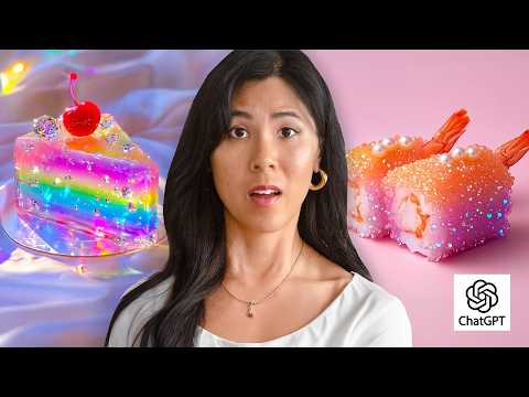 I Made the MOST SATISFYING AI Foods In Real Life! 🤖