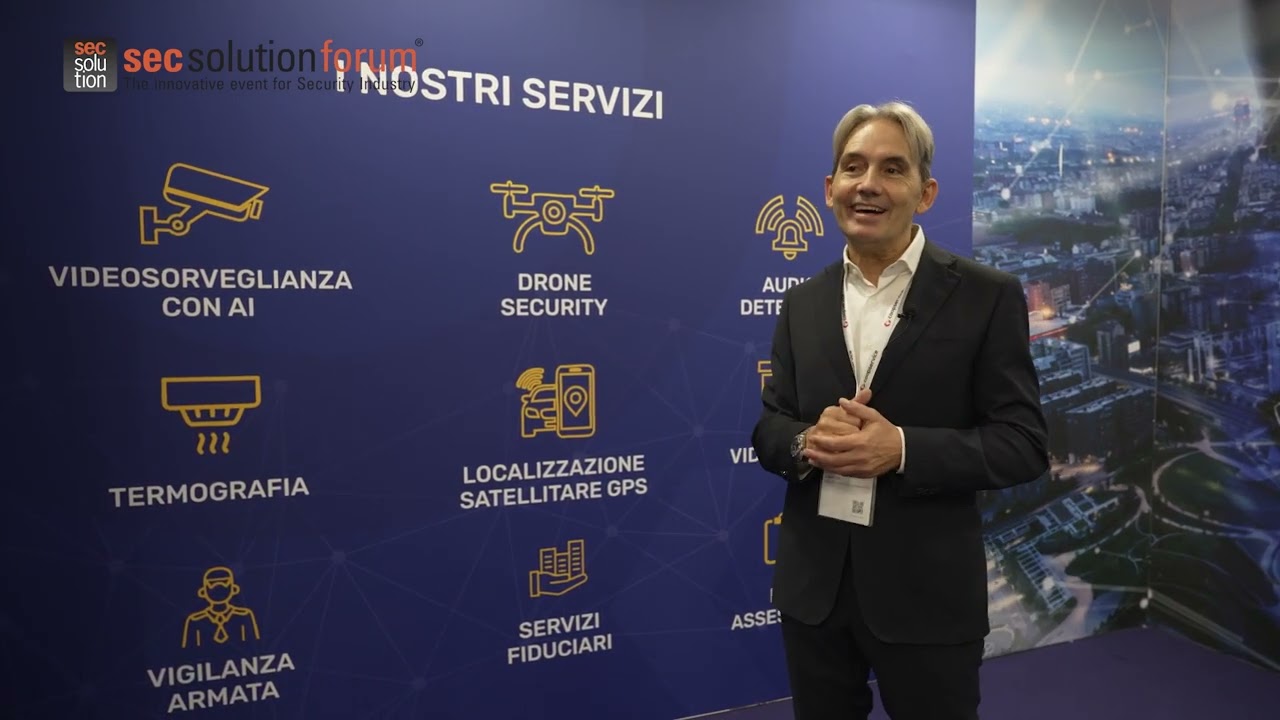 secsolutionforum a Sicurezza 2025 con Sabino Fort, Direttore Commerciale di Istituto di Vigilanza Coopservice