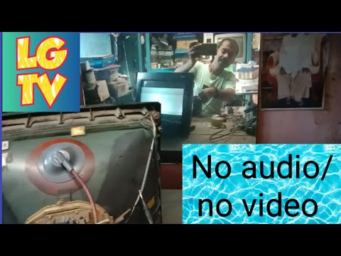 LG crt tv no video problem repair,  Important video
