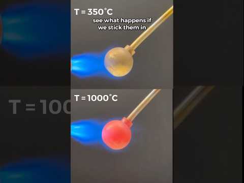 Hot Ball vs. Glowing Hot Metal Ball  #experiment #science